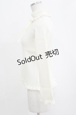 画像2: m petit by misako / サンリオキャラクターズコラボ シナモロール ニットプルオーバー M オフ H-26-02-12-057-LO-TO-NS-ZH