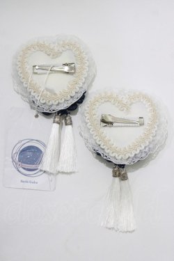 画像3: Hoshibako Works / 青華磁 お団子クリップ式コサージュ  ブルー H-26-02-12-061-LO-AC-NS-ZH