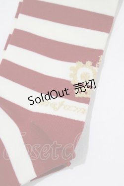 画像2: metamorphose / 王冠ボーダーオーバーニー  ワイン H-26-02-12-063-ME-ZA-NS-ZH