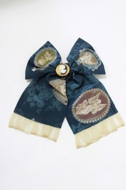 画像2: metamorphose / Vintage cameo カメオバレッタ  アンティークブルー H-26-02-12-065-ME-AC-NS-ZH