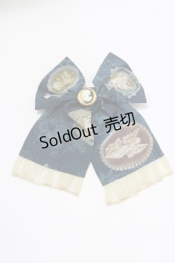 画像2: metamorphose / Vintage cameo カメオバレッタ  アンティークブルー H-26-02-12-065-ME-AC-NS-ZH