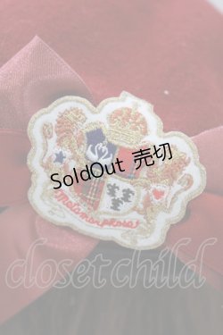 画像2: metamorphose / エンブレムワッペン付ベレー  ワイン H-26-02-12-072-ME-AC-NS-ZH