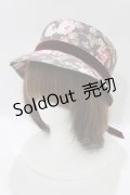 LOLITAその他 / 帽子屋メア/ボンネット風クロッシェハット「追憶の花園」  チャコール H-26-02-12-074-LO-AC-NS-ZH