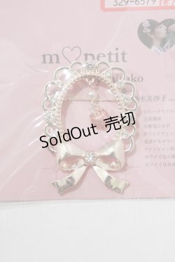 画像1: m petit by misako / TT*AMリボンブローチ  ゴールド H-26-02-12-076-LO-AC-NS-ZH