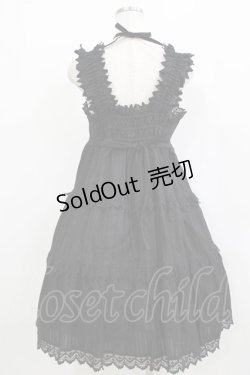 画像3: BABY,THE STARS SHINE BRIGHT / からみ3段ティアードジャンパースカートセット Free ブラック H-26-02-12-080-BA-OP-NS-ZH