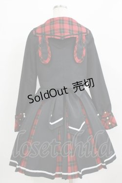 画像3: Angelic Pretty / Bunny College Academy Set Free ブラック/レッド H-26-02-12-009-AP-OP-NS-ZH