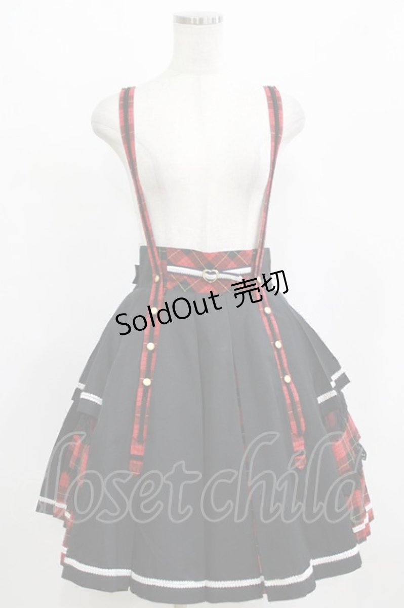 画像4: Angelic Pretty / Bunny College Academy Set Free ブラック/レッド H-26-02-12-009-AP-OP-NS-ZH (4)