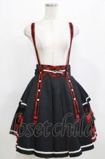画像4: Angelic Pretty / Bunny College Academy Set Free ブラック/レッド H-26-02-12-009-AP-OP-NS-ZH (4)