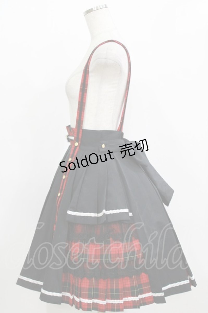 画像5: Angelic Pretty / Bunny College Academy Set Free ブラック/レッド H-26-02-12-009-AP-OP-NS-ZH (5)