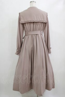 画像3: Ank Rouge / セーラーカラーロングトレンチコート M ピンク H-26-02-12-013-CA-CO-NS-ZH