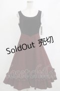 Victorian maiden / ヴィクトリアンベルベットブライアジャンパースカート Free 千鳥ボルドー H-26-02-12-014-CL-OP-NS-ZH