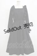 m petit by misako / フリルワンピース L ブラック H-26-02-12-015-LO-OP-NS-ZH