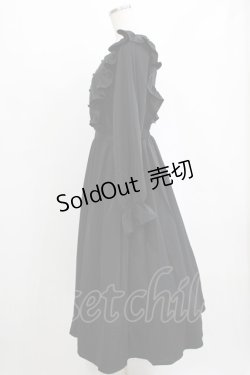 画像2: m petit by misako / フリルワンピース L ブラック H-26-02-12-015-LO-OP-NS-ZH