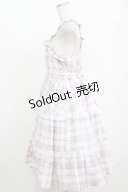 画像2: Alice Mashiro / TT*MAティアードジャンパースカート LL ピンク H-26-02-12-019-PU-OP-NS-ZH