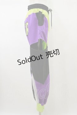 画像3: NieR Clothing / CYBER DESIGN SIDE CUT OUT PANTS F 黒 H-26-02-13-041-PU-PA-AK-ZH