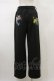 画像2: NieR Clothing / 総柄パンツ F 黒 H-26-02-13-042-PU-PA-AK-ZH (2)