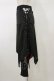 画像3: NieR Clothing / スカート付きサルエルパンツ F 黒 H-26-02-13-043-PU-PA-AK-ZH (3)