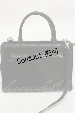 画像3: artherapie / ATメタルプレート2Wayハンドバッグ  ブラック H-26-02-13-004-GO-BG-KB-ZH