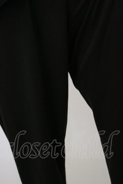 画像4: NieR Clothing / スカート付きサルエルパンツ F 黒 H-26-02-13-043-PU-PA-AK-ZH