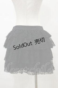画像2: CHOICE / レースフリルスカート  ブラック H-26-02-13-044-PU-SK-KB-ZH