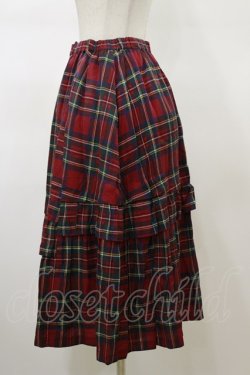 画像3: Jane Marple Dans Le Salon / タータンチェックパネルスカート  レッド H-26-02-13-051-JM-SK-KB-ZH
