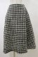 画像1: Jane Marple Dans Le Salon / ハウンドトゥースフレアスカート  ブラック×オフホワイト H-26-02-13-053-JM-SK-KB-ZH (1)