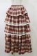画像1: merry jenny / ティアードティアードチェックスカート  レッド H-26-02-13-055-LO-SK-KB-ZH (1)
