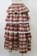 画像2: merry jenny / ティアードティアードチェックスカート  レッド H-26-02-13-055-LO-SK-KB-ZH (2)
