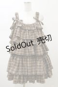 merry jenny / チェックホイップクリームミニワンピース  ブラウン H-26-02-13-056-LO-OP-KB-ZH