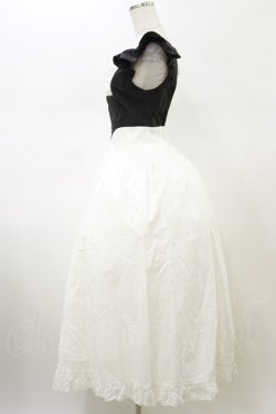 画像3: PAIN / バイカラーエプロンドレス  ブラック×ホワイト H-26-02-13-058-LO-OP-KB-ZH