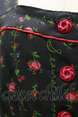 画像3: MILK / ローズガーランドドレス  ブラックフラワー H-26-02-13-061-ML-OP-KB-ZH