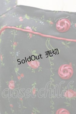 画像3: MILK / ローズガーランドドレス  ブラックフラワー H-26-02-13-061-ML-OP-KB-ZH