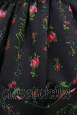 画像5: MILK / ローズガーランドドレス  ブラックフラワー H-26-02-13-061-ML-OP-KB-ZH