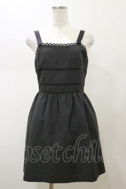画像1: MILK / ドットワンピース  ブラック H-26-02-13-062-ML-OP-KB-ZH