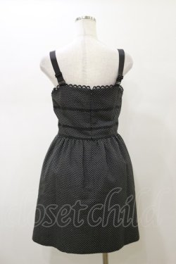 画像2: MILK / ドットワンピース  ブラック H-26-02-13-062-ML-OP-KB-ZH