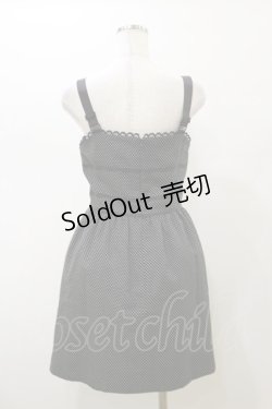 画像2: MILK / ドットワンピース  ブラック H-26-02-13-062-ML-OP-KB-ZH