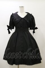 Sheglit / "Prairie"リボンワンピース  ブラック H-26-02-13-065-EL-OP-KB-ZH