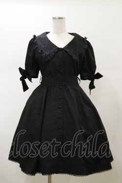 画像1: Sheglit / "Prairie"リボンワンピース  ブラック H-26-02-13-065-EL-OP-KB-ZH