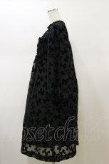 画像3: Jane Marple / Winter ribbonsスモッキングドレス  ブラック×ブラック H-26-02-13-066-JM-OP-KB-ZH (3)
