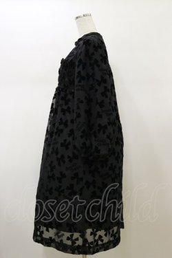 画像3: Jane Marple / Winter ribbonsスモッキングドレス  ブラック×ブラック H-26-02-13-066-JM-OP-KB-ZH