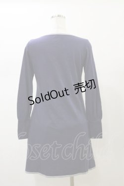 画像2: MILK / リボンカットワンピース  ネイビー H-26-02-13-067-ML-OP-KB-ZH