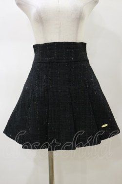 画像1: An MILLE / タックミニスカート  ブラック H-26-02-13-069-EL-SK-KB-ZH