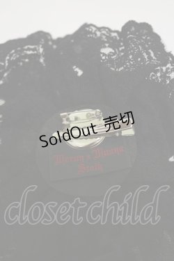 画像2: MorunxMuunaStoik / コサージュクリップ  ブラック H-26-02-13-009-EL-ZA-KB-ZH