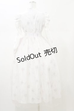 画像2: An MILLE / フラワーチュールフレアワンピース  ピンク H-26-02-13-073-EL-OP-KB-ZH