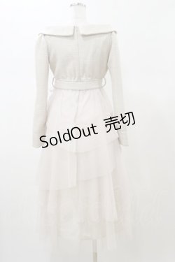 画像2: An MILLE / チュールドッキングツイードワンピース  ピンク H-26-02-13-074-EL-OP-KB-ZH