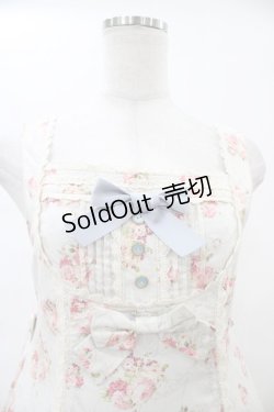 画像3: metamorphose / 花柄Aラインジャンパースカート Free サックス H-26-02-13-1030-ME-OP-NS-ZH