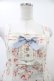 画像3: metamorphose / 花柄Aラインジャンパースカート Free サックス H-26-02-13-1030-ME-OP-NS-ZH (3)