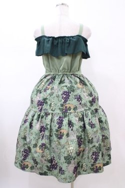 画像2: axes femme POETIQUE / ヴァンダンジュ2wayワンピース M グリーン H-26-02-13-1035-AX-OP-NS-ZH