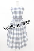 an another angelus / ブロックチェックノースリーブワンピース Free NAVY H-26-02-13-1036-CA-OP-NS-ZH