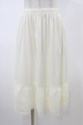 axes femme / 選べる着丈レースペチスカート M 生成り H-26-02-13-1041-AX-SK-NS-ZH